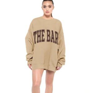 The Bar Varsity Sweatshirt (Chocolate Chip)
